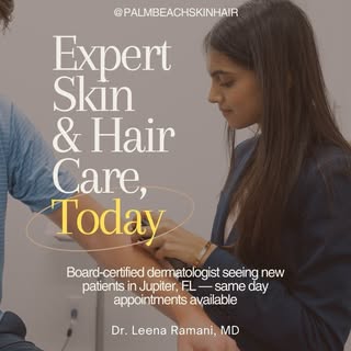 At Palm Beach Skin & Hair Restoration, we offer same-day appointments with board-certified dermatolo
