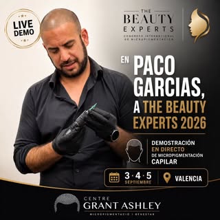 ¡Una gran noticia!

Nuestro especialista en micropigmentación capilar, Paco Garcias, participará en 