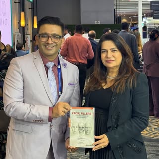 It was such a great honour . The OG of aesthetics @dr.malavikakohli mam had our book with her during