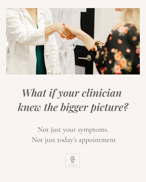 What if your clinician knew the bigger picture?

Your health is more than what brings you into the o