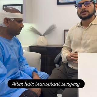 Another successful Hair Transplant Surgery with natural-looking density and a hairline designed to s