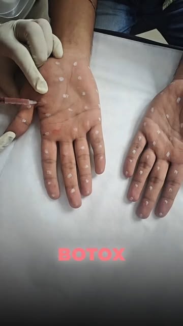 Sweaty Palms? Botox Can Help 💉✨

Constantly sweaty palms can make everyday life uncomfortable — fro