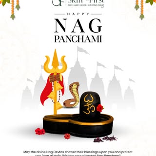 🐍✨ **Happy Nag Panchami!** 🙏

On this auspicious occasion, may the blessings of **Nag Devtas** bri