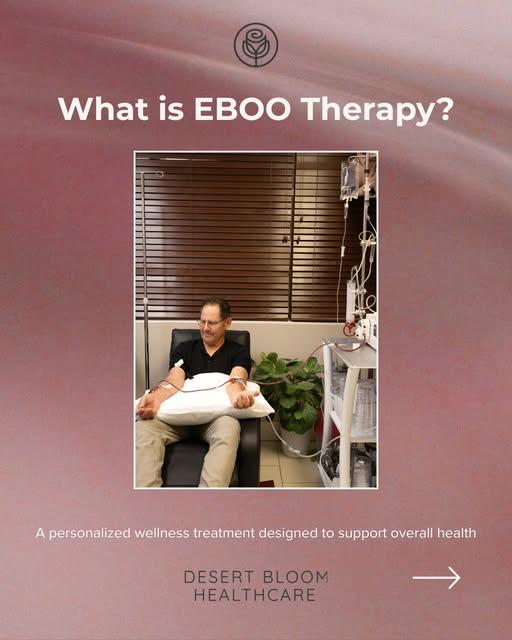 EBOO therapy is a personalized wellness treatment that combines blood filtration with oxygen and ozo