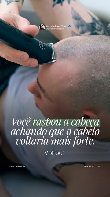 Raspar pode mudar bastante a aparência do cabelo por um tempo, mas não muda o comportamento do folíc