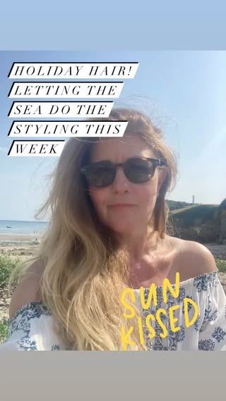 #holidayhair #beachwaves #lettingitgo #happiness