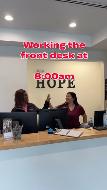 Some days are just like that! 🤣

Our front desk is always working hard for our patients

#hopehealt