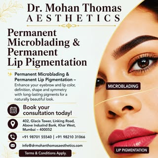✨ Achieve Naturally Beautiful, Permanent Fuller Brows and Lips Pigmentation with Precision Microblad