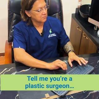 A normal person opens a drawer and finds stationery.
A plastic surgeon opens a drawer and finds... i