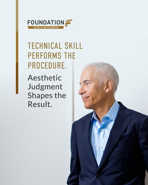 Hair restoration is both technical and aesthetic.

A surgeon can understand how to extract and trans