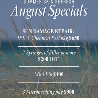 ☀️ August Specials are here! Refresh your summer skin with our Summer Skin Refresh lineup at Dermace
