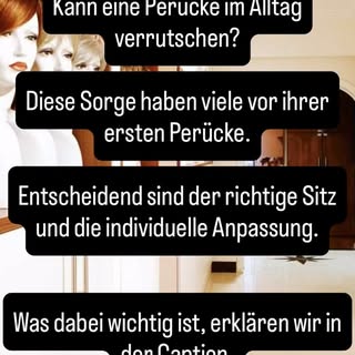 „Was ist, wenn meine Perücke verrutscht?“

Diese Frage hören wir gerade bei der ersten Beratung imme