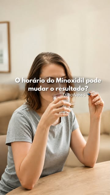 E se o horário do minoxidil oral também importasse? 

A gente costuma pensar em dose, indicação e se