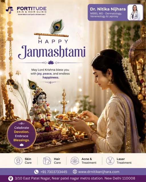Happy Janmashtami! 🦚✨
May Lord Krishna bless you with joy, peace, positivity, and endless happiness