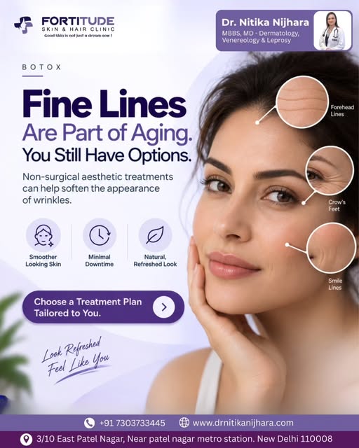 Fine lines and wrinkles are a natural part of ageing, but if you’re looking for a refreshed appearan