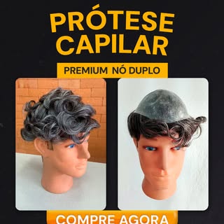 Prótese Capilar Premium Nó Duplo 💼✨

Visual natural, acabamento impecável e máxima durabilidade.
A 