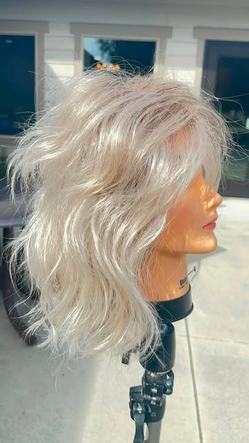 My hobby. I absolutely love cutting and styling hair pieces.( I don’t like the word “wig”). Debra an