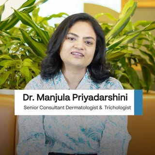 Healthy, radiant skin starts with expert care.
Meet Dr. Manjula Priyadarshini, Senior Consultant Der
