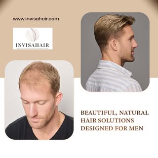 Every Man deserves a hair solution that looks natural and feels comfortable. Invisahair offers custo