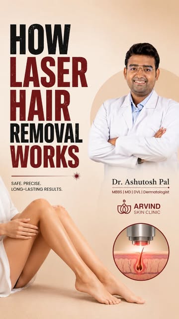 ✨ Smooth skin, fewer unwanted hairs!

Do you know how laser hair reduction actually works? 🔬

Laser