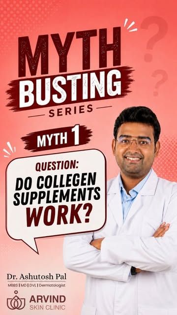 COLLAGEN MYTH: BUSTED? 🧬🤔 | PART 1

“Collagen khaane se skin mein collagen ban jayega?”

Sounds fa