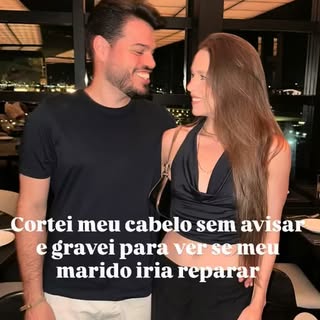 Estava esperando TUDO, menos isso 🤡

#cortedecabelo #marido #casal #memes