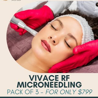 Transform your skin from the inside out! ✨

Experience VIVACE RF Microneedling – Package of 3 for $7
