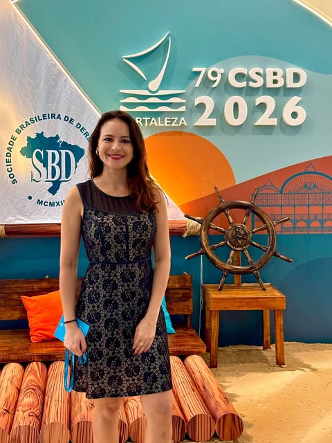 Estive no 79º Congresso Brasileiro de Dermatologia, da Sociedade Brasileira de Dermatologia. Foram d