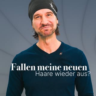 Transplantierte Haare fallen in der Regel nicht aus. Allerdings können die bereits geschwächten Haar
