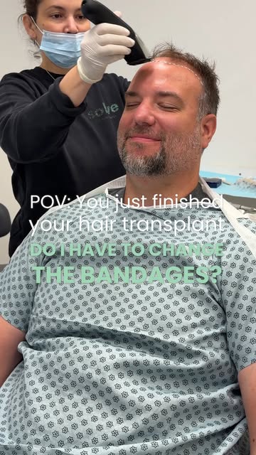 One less thing to worry about post-op 🙌

Dave asked if he needs to change his bandage himself, and 
