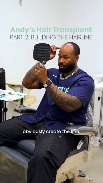 A great hair transplant starts with a great plan ✍️

Before Andy’s FUE procedure, we looked through 