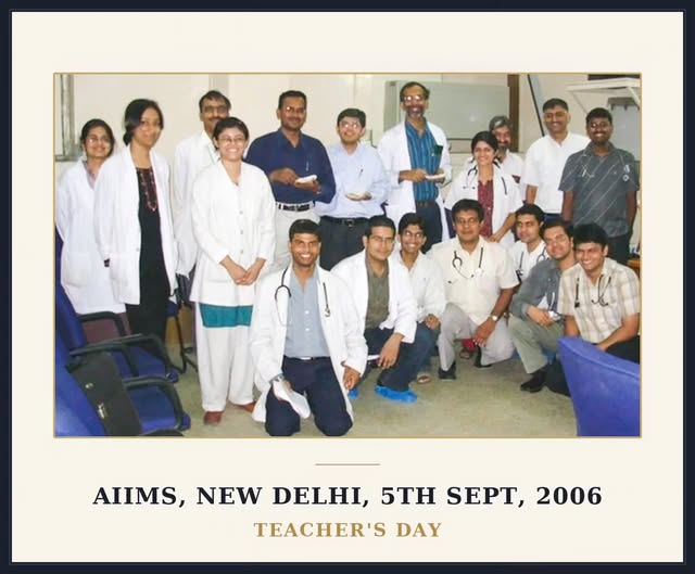 Two AIIMS Minds. One Singular Pursuit.

AIIMS New Delhi, 2006.
Two dermatologists. One frame. And, e
