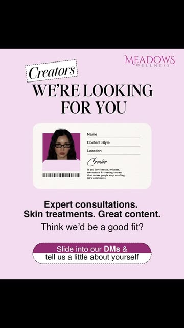 Calling all content creators in beauty & wellness 💅
If you can turn a skin treatment into scroll-st
