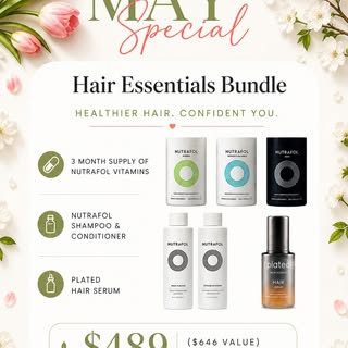 Healthy hair starts from within ✨🌷
Treat yourself this May with our limited-time Hair Essentials Bu