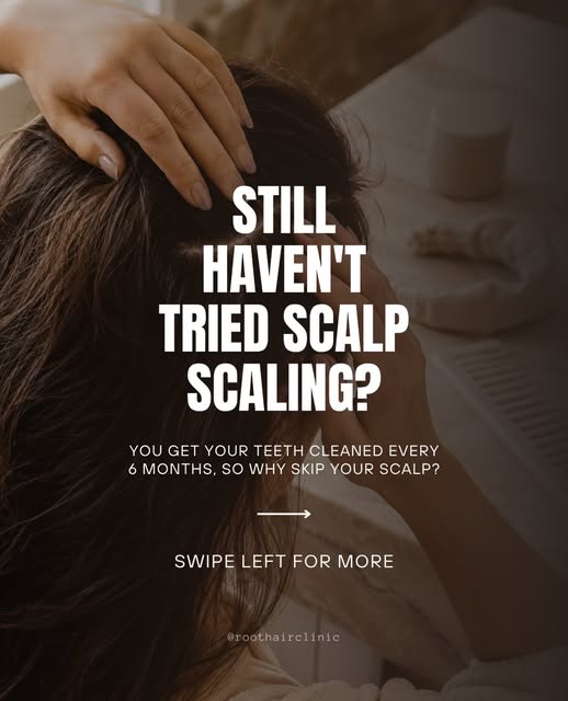 Your scalp deserves a reset, too. 🫧🌱

Scalp scaling helps remove excess sebum, buildup, and impuri