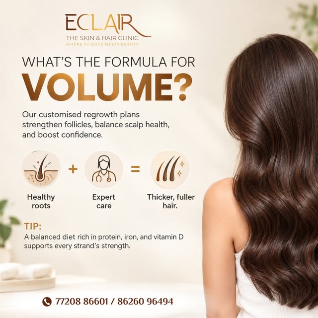 What’s the Formula for Healthier, Fuller-Looking Hair? 🧬✨

Healthy roots + Expert care + Consistent