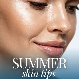 Healthy summer skin starts with healthy habits.

Hot weather, sweat, sunscreen, and extra time outdo