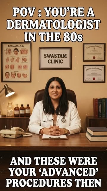 🩺 From old-school skincare practices in the 80s to today’s advanced dermatology treatments and tech
