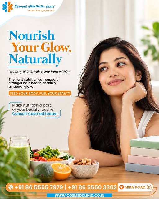 ✨ Healthy skin & hair starts from within! 🌿

True beauty begins with good nutrition. The right nutr