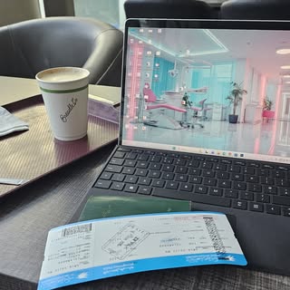 Waiting for flight