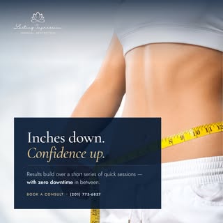 Inches down. Confidence up.

Results build over a short series of quick sessions, with zero downtime