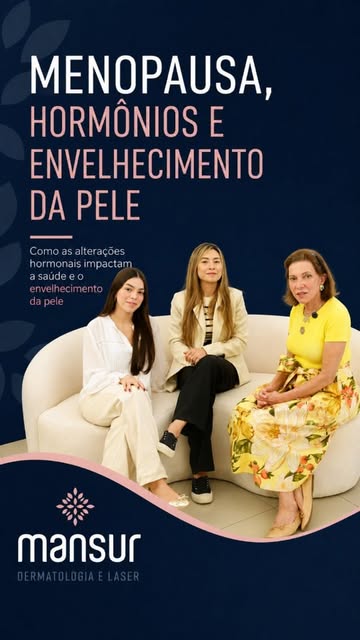 A menopausa não acontece apenas no ciclo menstrual. A pele também sente essa transição.

Com a mudan
