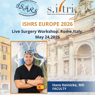 Nuestro director médico, El Dr. Hans Heinicke participará como Faculty en la ISHRS World Congress Eu