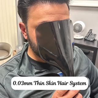 ✨ so thin it’s barely there ✨ this 0.03mm micro-thin skin base uses invisible v loops for a scalp-li