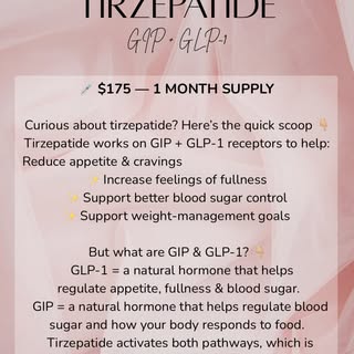 Struggling to lose weight despite your best efforts? 

✨ Learn about tirzepatide and how it may supp