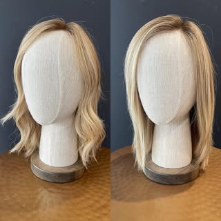Wavy or Straight? 
With this beautiful Human Hair wig you get to choose!
So many styling options are