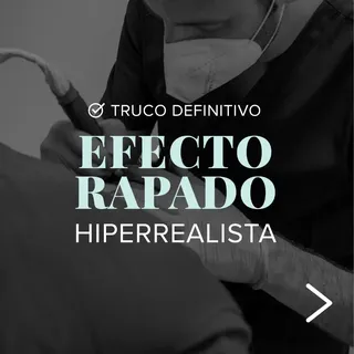 ¿Sabías que un efecto rapado 100% realista no es cuestión de suerte, sino de técnica?
La clave está 