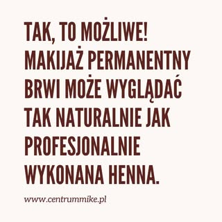 Naturalny permanentny? Tak!
Wiele kobiet wciąż kojarzy makijaż permanentny brwi z mocno zaznaczonym 