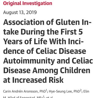 With the prevalence of #gluten in our daily lives, research is now catching up to show increasing ch