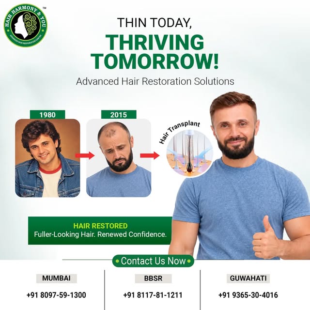 Thin today, thriving tomorrow! 

Hair thinning can affect more than your appearance—it can affect yo
